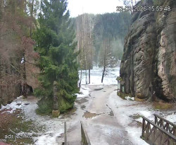 Vstup do skal, Pískovna