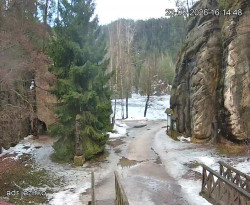 Vstup do skal, Pískovna