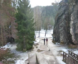 Vstup do skal, Pískovna