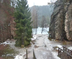 Vstup do skal, Pískovna