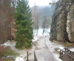 Vstup do skal, Pískovna