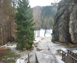 Vstup do skal, Pískovna