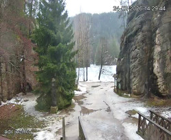 Vstup do skal, Pískovna