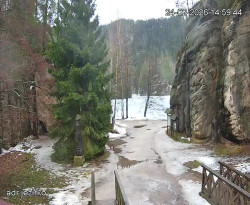 Vstup do skal, Pískovna