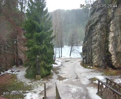 Vstup do skal, Pískovna