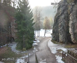 Vstup do skal, Pískovna