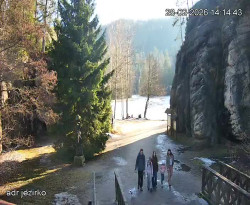 Vstup do skal, Pískovna