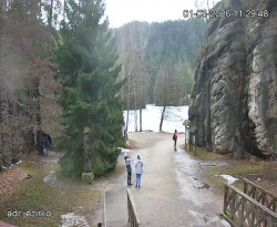 Vstup do skal, Pískovna