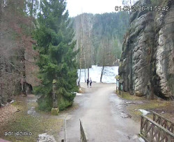 Vstup do skal, Pískovna