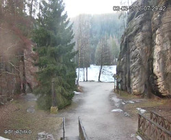 Vstup do skal, Pískovna