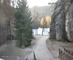 Vstup do skal, Pískovna