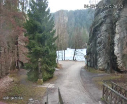 Vstup do skal, Pískovna