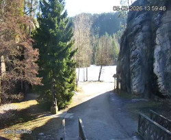 Vstup do skal, Pískovna