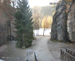 Vstup do skal, Pískovna