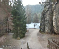 Vstup do skal, Pískovna