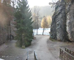 Vstup do skal, Pískovna