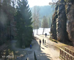 Vstup do skal, Pískovna