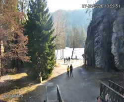 Vstup do skal, Pískovna