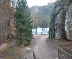 Vstup do skal, Pískovna