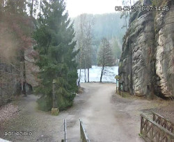 Vstup do skal, Pískovna