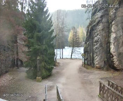 Vstup do skal, Pískovna