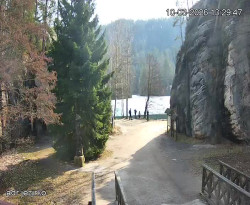 Vstup do skal, Pískovna