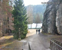 Vstup do skal, Pískovna