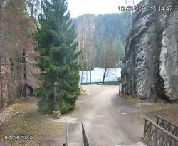 Vstup do skal, Pískovna