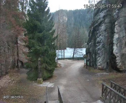 Vstup do skal, Pískovna