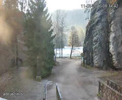 Vstup do skal, Pískovna