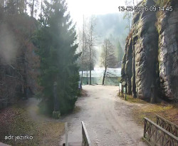 Vstup do skal, Pískovna