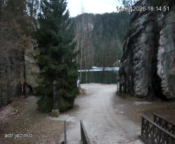 Vstup do skal, Pískovna