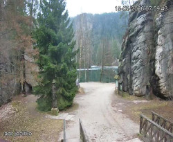 Vstup do skal, Pískovna