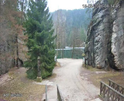 Vstup do skal, Pískovna