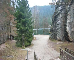 Vstup do skal, Pískovna