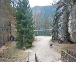 Vstup do skal, Pískovna