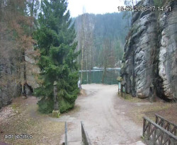 Vstup do skal, Pískovna