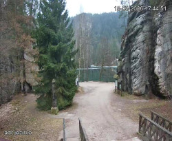 Vstup do skal, Pískovna