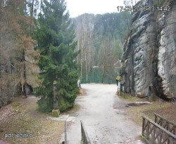 Vstup do skal, Pískovna