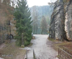 Vstup do skal, Pískovna