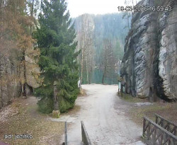 Vstup do skal, Pískovna