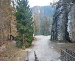 Vstup do skal, Pískovna