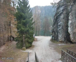 Vstup do skal, Pískovna