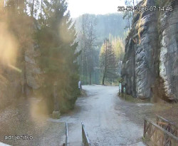 Vstup do skal, Pískovna