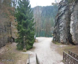 Vstup do skal, Pískovna