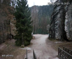 Vstup do skal, Pískovna