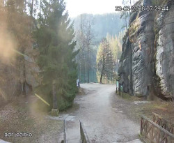 Vstup do skal, Pískovna