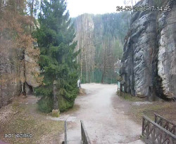 Vstup do skal, Pískovna