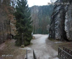 Vstup do skal, Pískovna