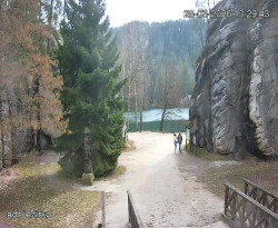 Vstup do skal, Pískovna